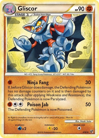 Gliscor, Undaunted 4/90