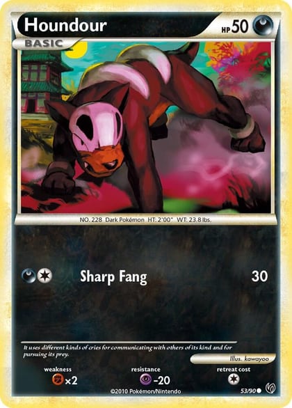 Houndour (53), Undaunted 53/90