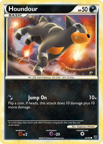 Houndour (54), Undaunted 54/90