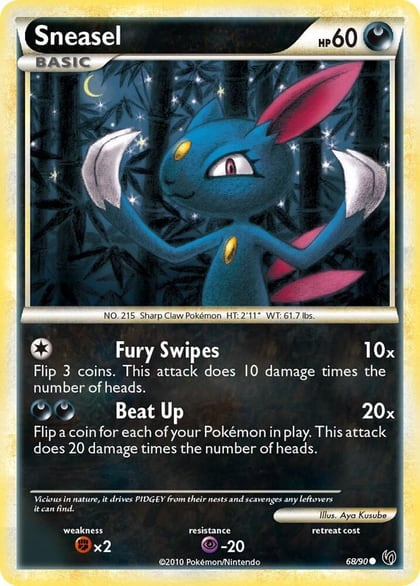 Sneasel, Undaunted 68/90