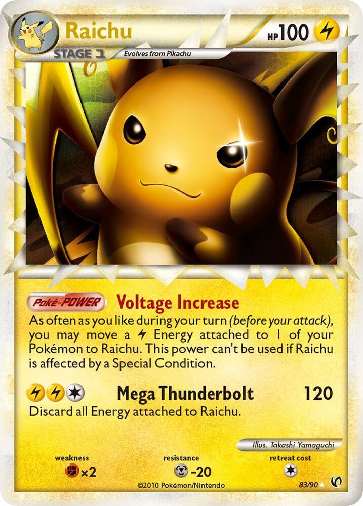 Raichu (Prime), Undaunted 83/90