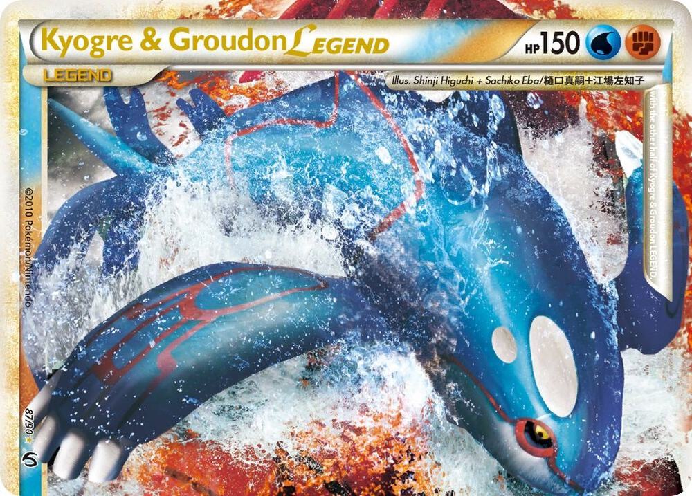Kyogre & Groudon Legend (Top), Undaunted 87/90