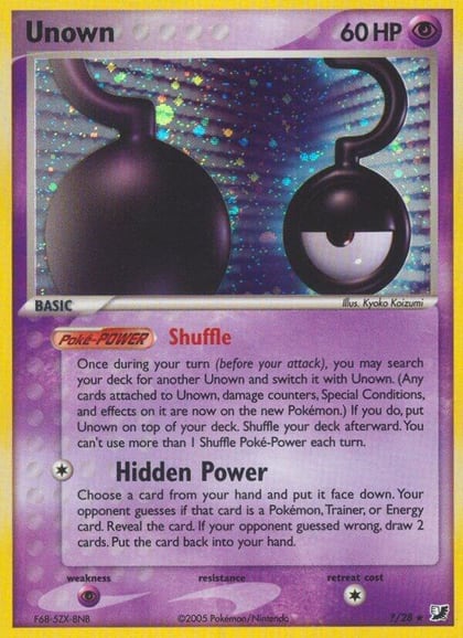 Unown (?), Unseen Forces ?/28