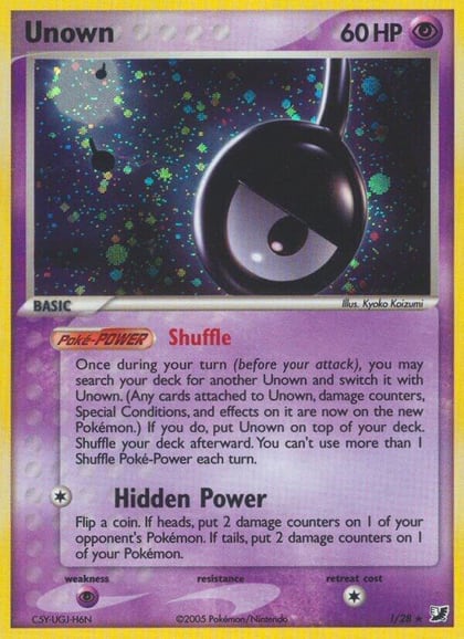 Unown (!), Unseen Forces !/28