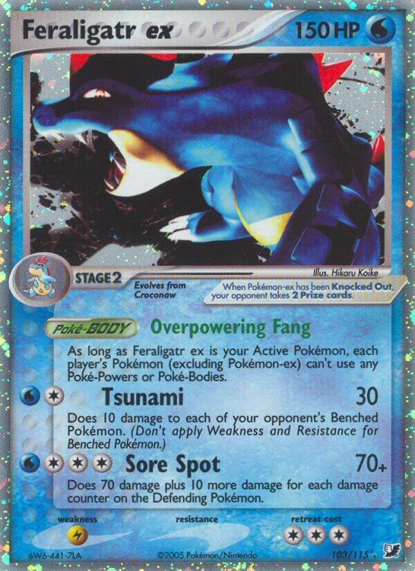 Feraligatr ex, Unseen Forces 103/115