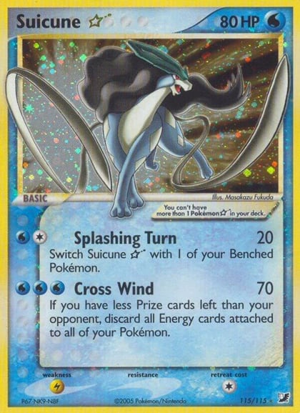 Suicune Star, Unseen Forces 115/115