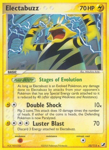 Electabuzz, Unseen Forces 22/115