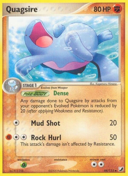 Quagsire, Unseen Forces 44/115