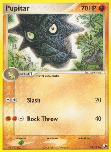 Pupitar, Unseen Forces 70/115