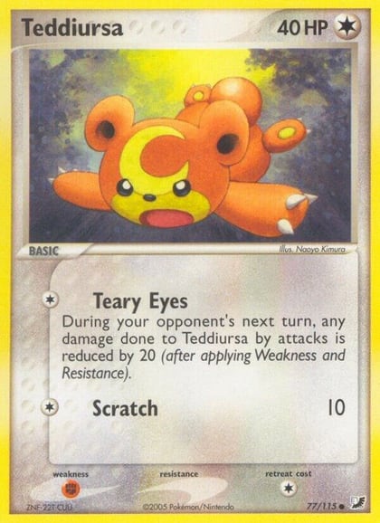Teddiursa, Unseen Forces 77/115