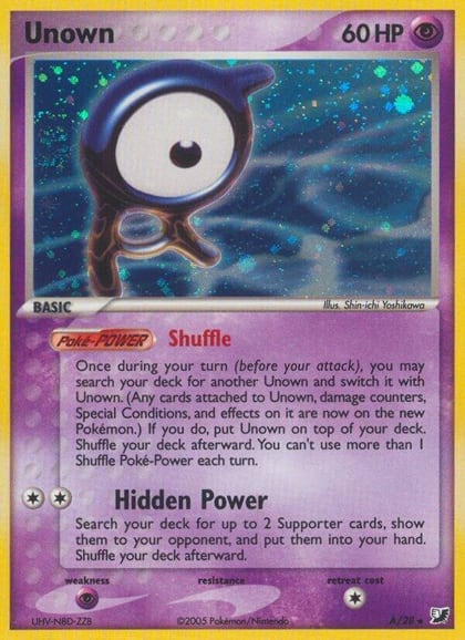 Unown (A), Unseen Forces A/28