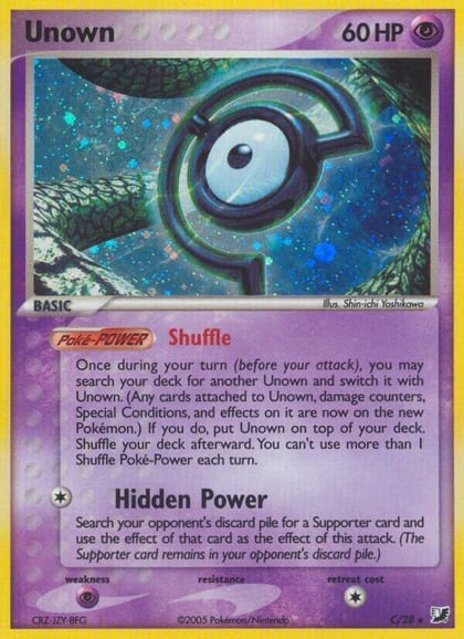 Unown (C), Unseen Forces C/28
