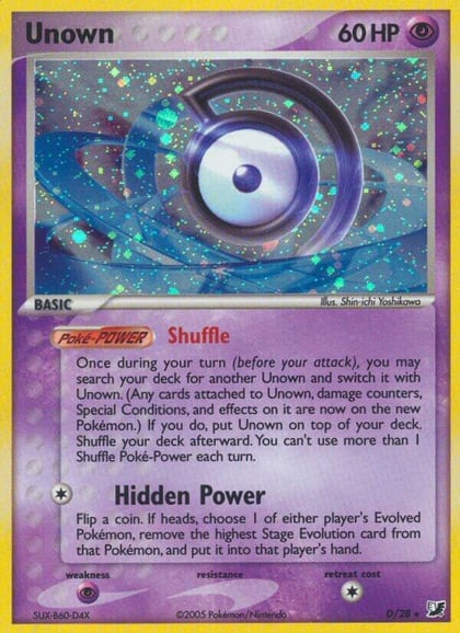 Unown (D), Unseen Forces D/28