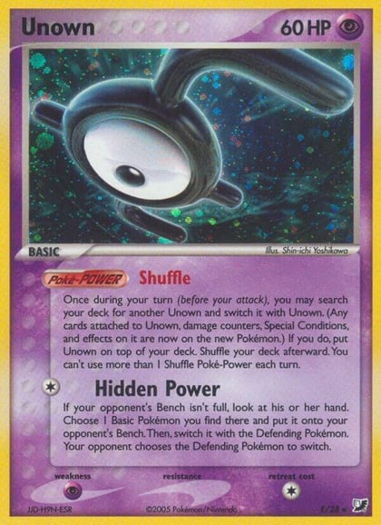 Unown (E), Unseen Forces E/28