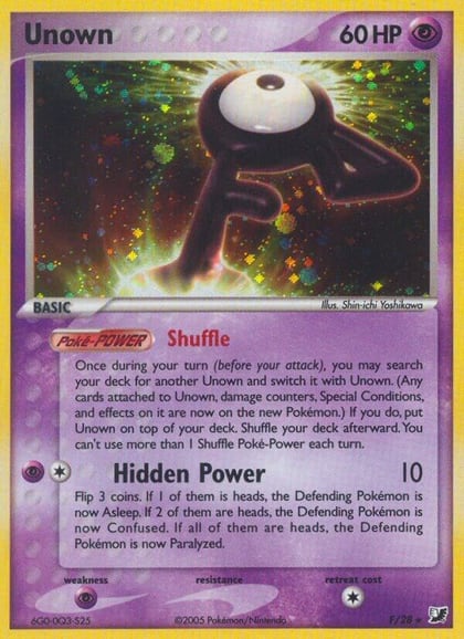 Unown (F), Unseen Forces F/28
