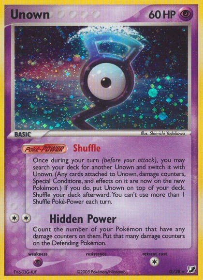 Unown (G), Unseen Forces G/28