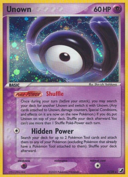 Unown (H), Unseen Forces H/28