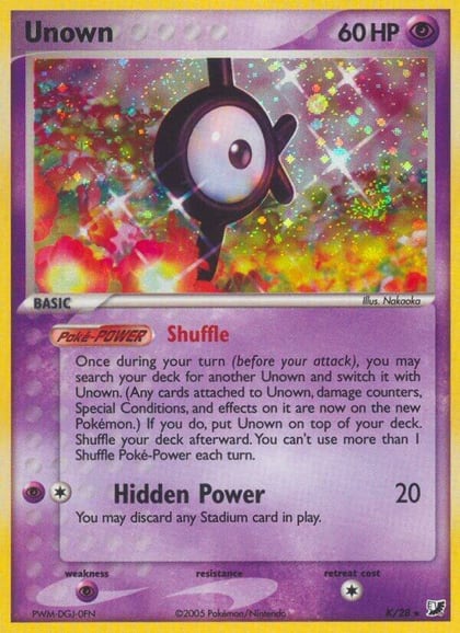 Unown (K), Unseen Forces K/28