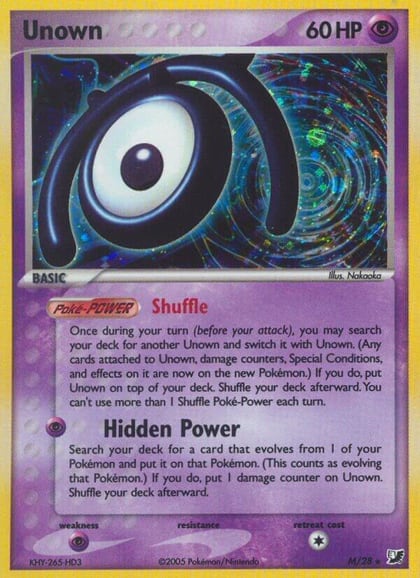 Unown (M), Unseen Forces M/28