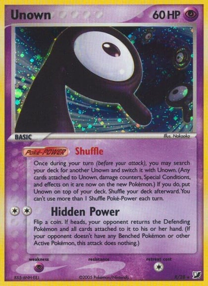 Unown (R), Unseen Forces R/28