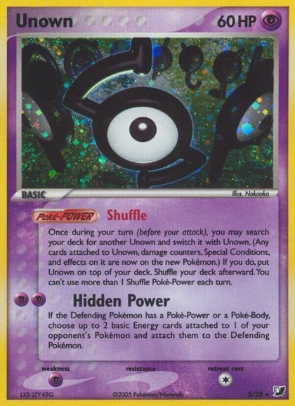 Unown (S), Unseen Forces S/28