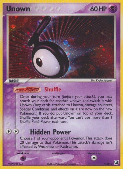 Unown (T), Unseen Forces T/28