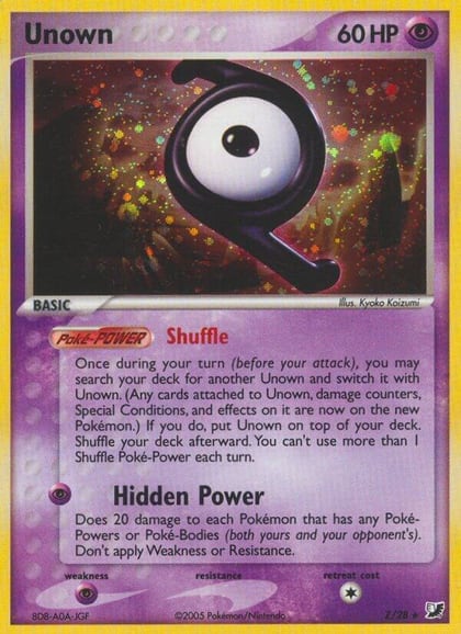 Unown (Z), Unseen Forces Z/28