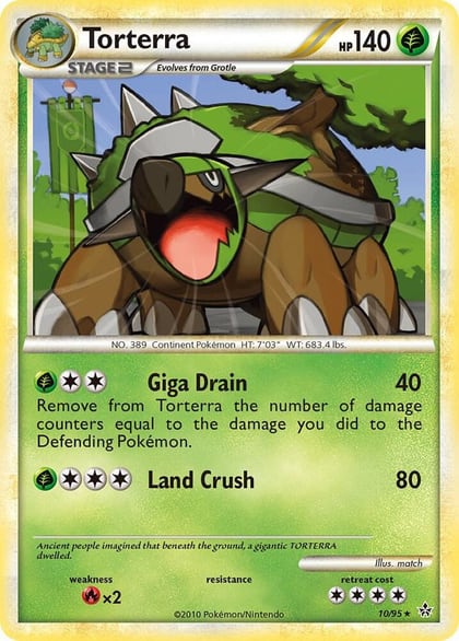 Torterra, Unleashed 10/95