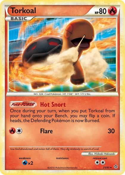 Torkoal, Unleashed 25/95