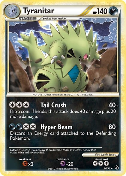 Tyranitar, Unleashed 26/95