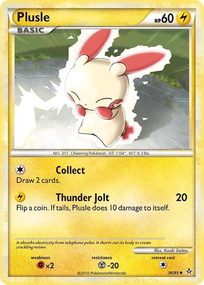 Plusle, Unleashed 36/95