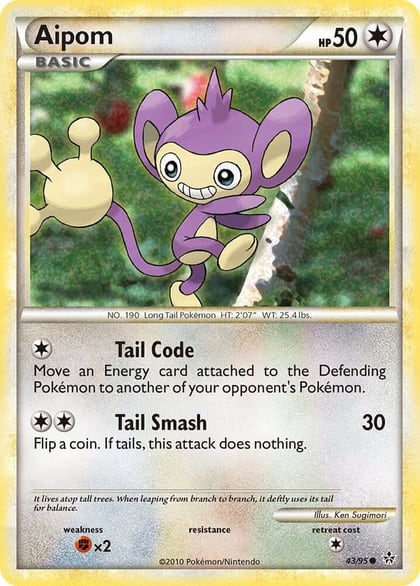 Aipom, Unleashed 43/95