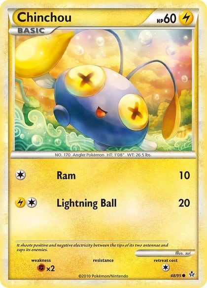 Chinchou, Unleashed 48/95