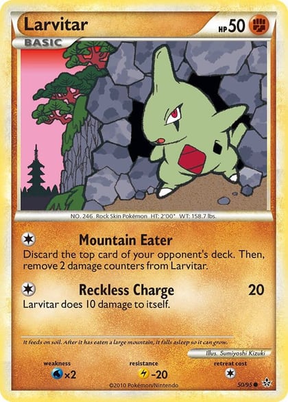 Larvitar (50), Unleashed 50/95