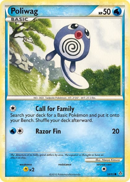 Poliwag, Unleashed 58/95