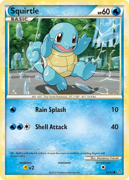 Squirtle, Unleashed 63/95