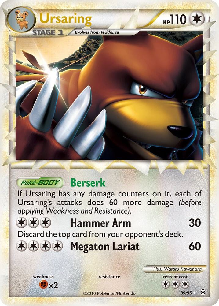 Ursaring (Prime), Unleashed 89/95