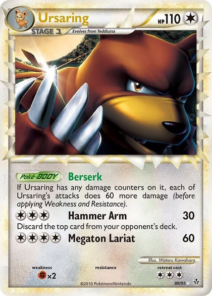 Ursaring (Prime), Unleashed 89/95