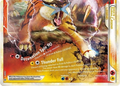 Entei & Raikou Legend (bottom), Unleashed 91/95