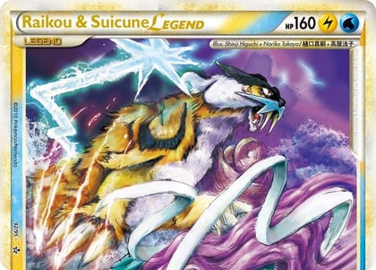 Raikou & Suicune Legend (Top), Unleashed 92/95