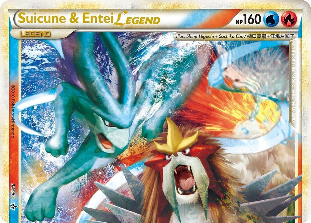 Suicune & Entei Legend (Top), Unleashed 94/95