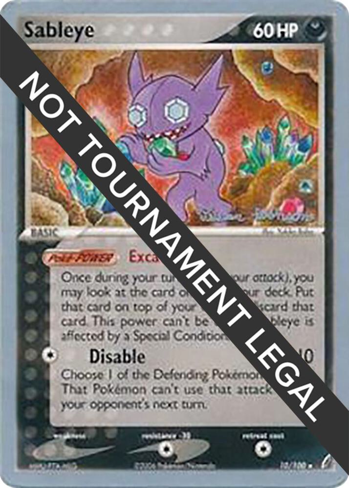 Sableye - 2008 (Tristan Robinson), World Championship Decks 10/100