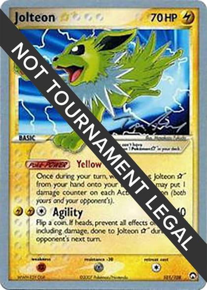 Jolteon Star - 2007 (Tom Roos), World Championship Decks 101/108