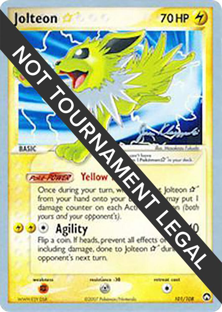 Jolteon Star - 2008 (Jason Klaczynski), World Championship Decks 101/108
