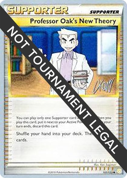 Professor Oak's New Theory - 2011 (Christopher Kan), World Championship Decks 101/123