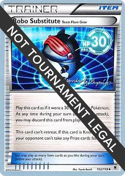 Robo Substitute (Team Flare Gear) - 2015 (Alejandro Ng-Guzman), World Championship Decks 102/119