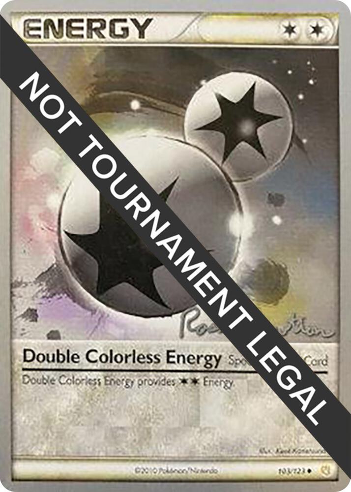 Double Colorless Energy - 2011 (Ross Cawthon), World Championship Decks 103/123