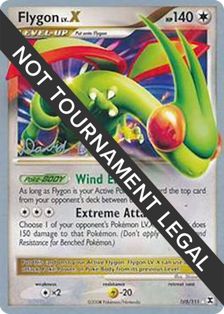 Flygon LV.X - 2009 (David Cohen), World Championship Decks 105/111