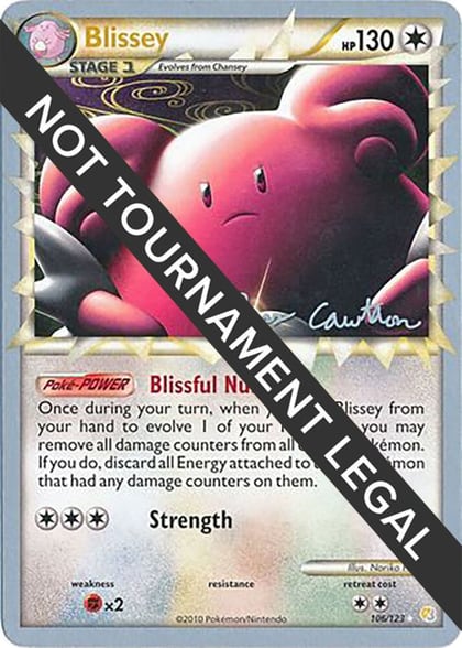 Blissey - 2011 (Ross Cawthon), World Championship Decks 106/123