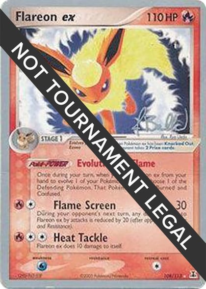 Flareon ex - 2006 (Jimmy Ballard), World Championship Decks 108/113
